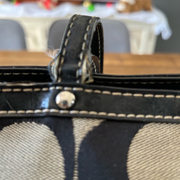 COACH-Zip top Tote - Picture 2 of 5